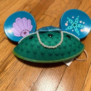 Women Disney Little Mermaid-Themed Headband with Blue and Green Accents